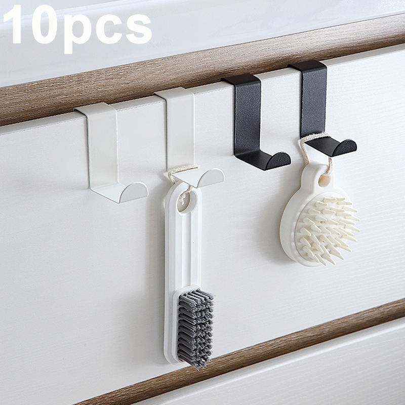 Tech Accessories Organizer - Z-Shaped Bathroom Cabinet Door Hook Stainless