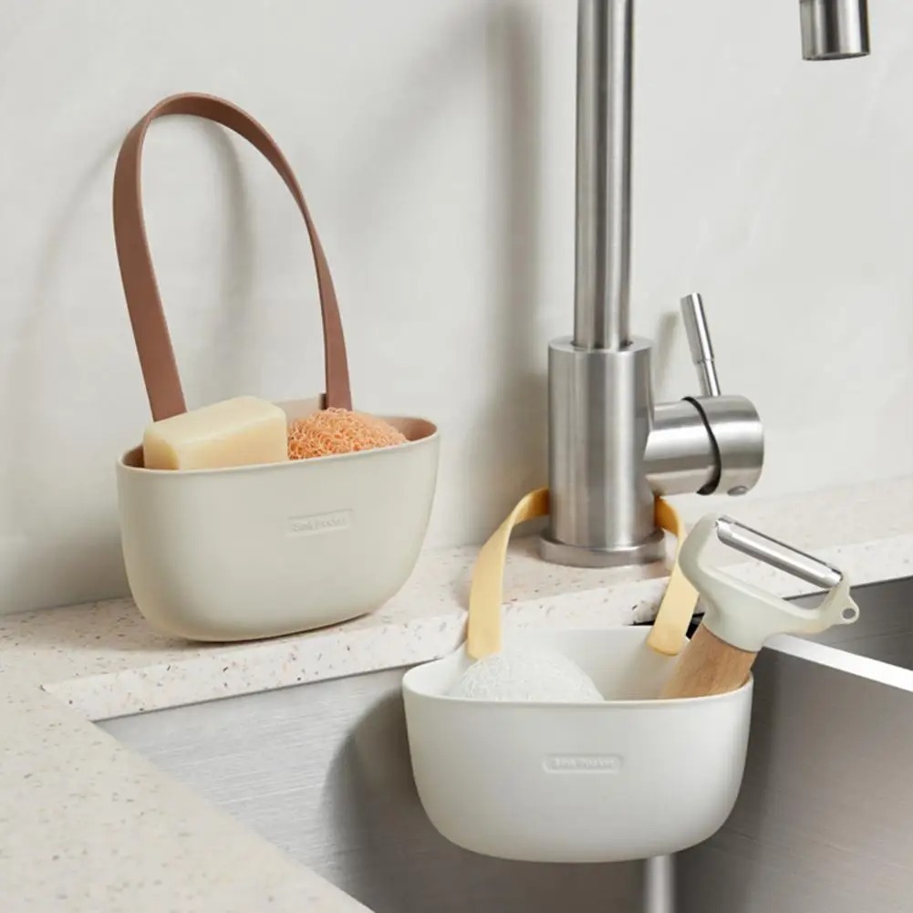 Tech Accessories Organizer - Kitchen Sink Sponges Holder For Bathroom