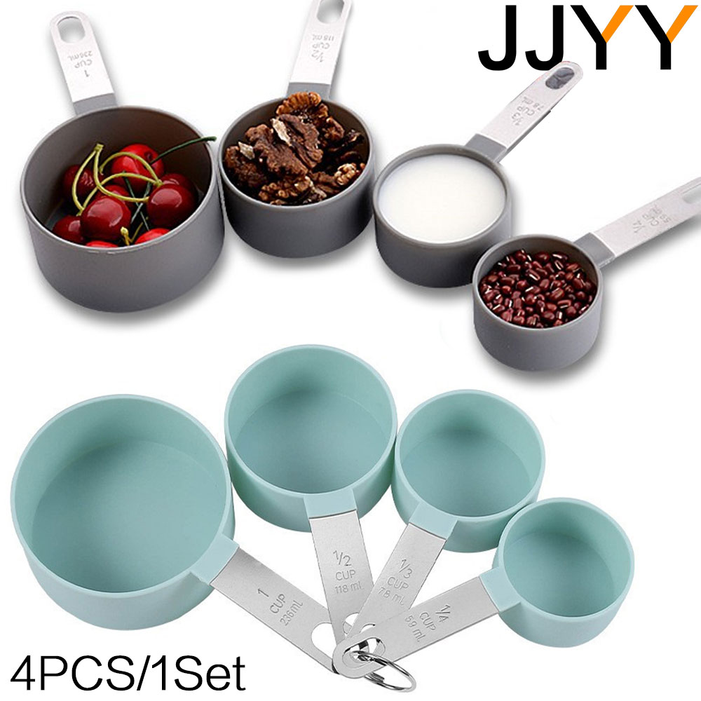 Hi Tech Kitchen Accessories - 4PCS Measuring Cups Spoons Set for