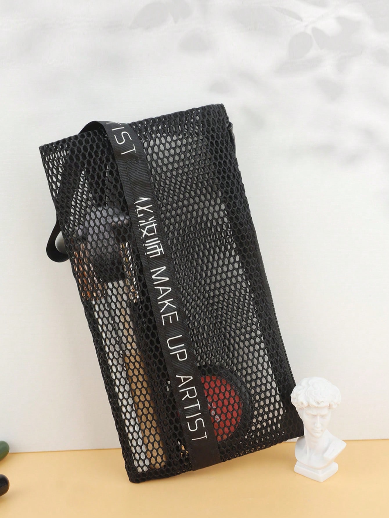 Tech Accessories Travel Bag - 1 Pcs Mesh Makeup Bag Zipper