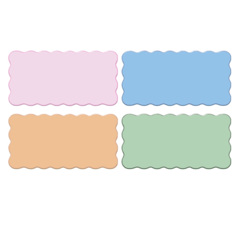 Tech Desktop Accessories - Kawaii Desk Pad Scalloped Desktop Protector