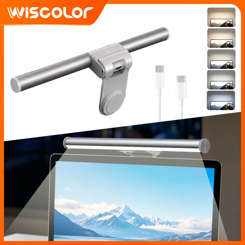 Tech Desktop Accessories - RGBIC Led Lights Setup Dimmable Monitor