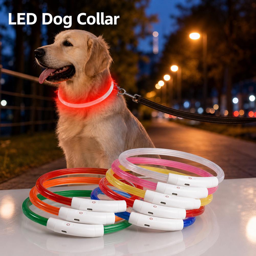 Luminous Pet Dog Collar Waterp - Tech Dog Accessories 评论和价格