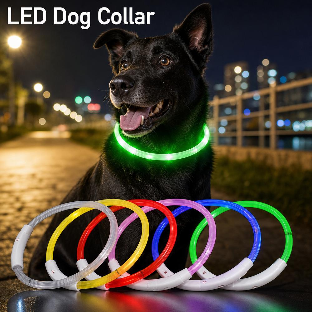 Luminous Pet Dog Collar Waterp - Tech Dog Accessories 评论和价格
