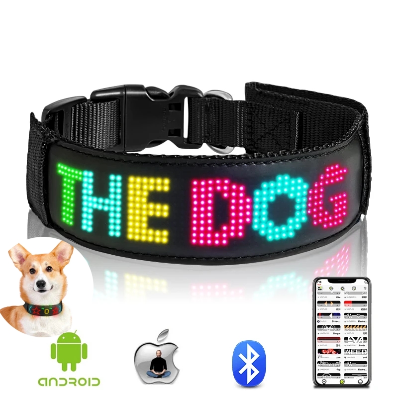 Multicolor Pet LED Dog Collars - Tech Dog Accessories 评论和价格