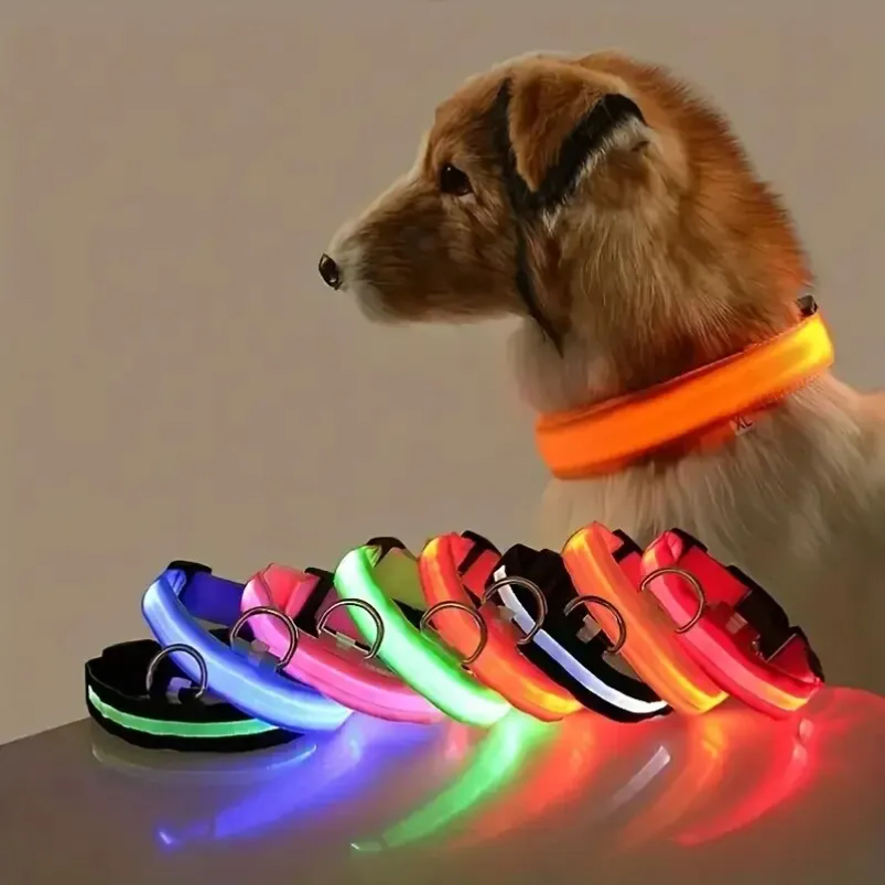 Nylon LED Night Safety Flashin - Tech Dog Accessories 评论和价格