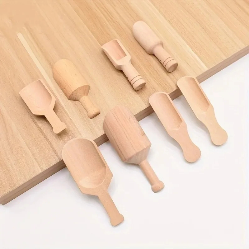 Mini Wooden Scoops Bath Salt S - Hi Tech Kitchen Accessories 评论和价格