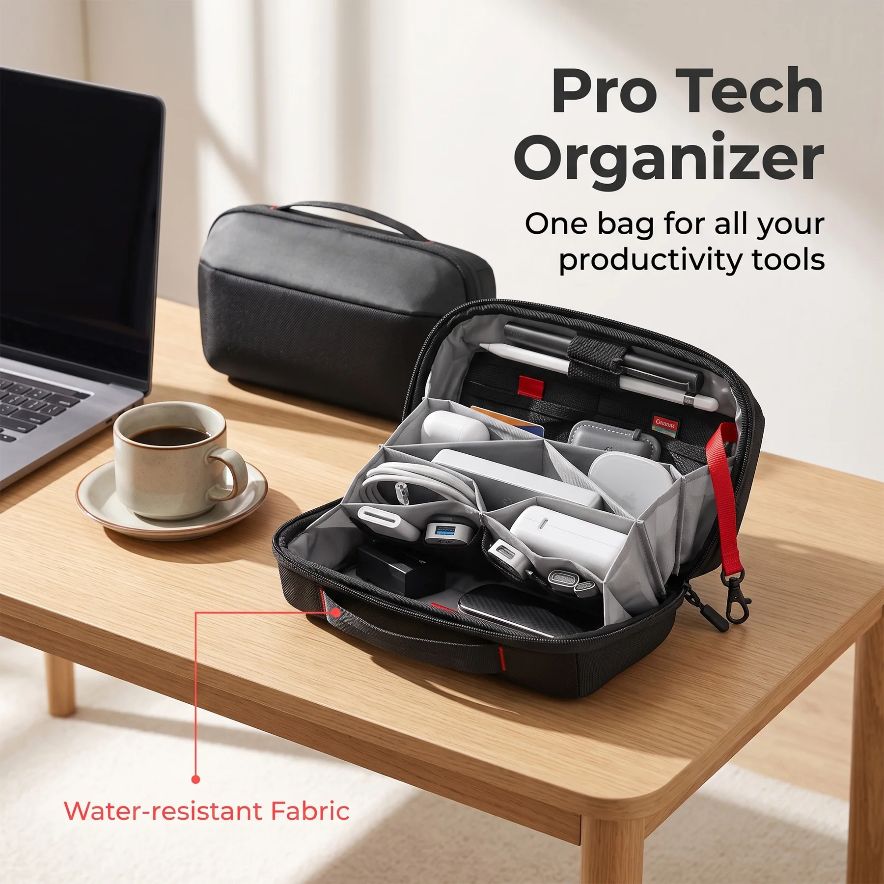 Travel Tech Organizer Pouch, W - Tech Accessories Travel Case 评论和价格