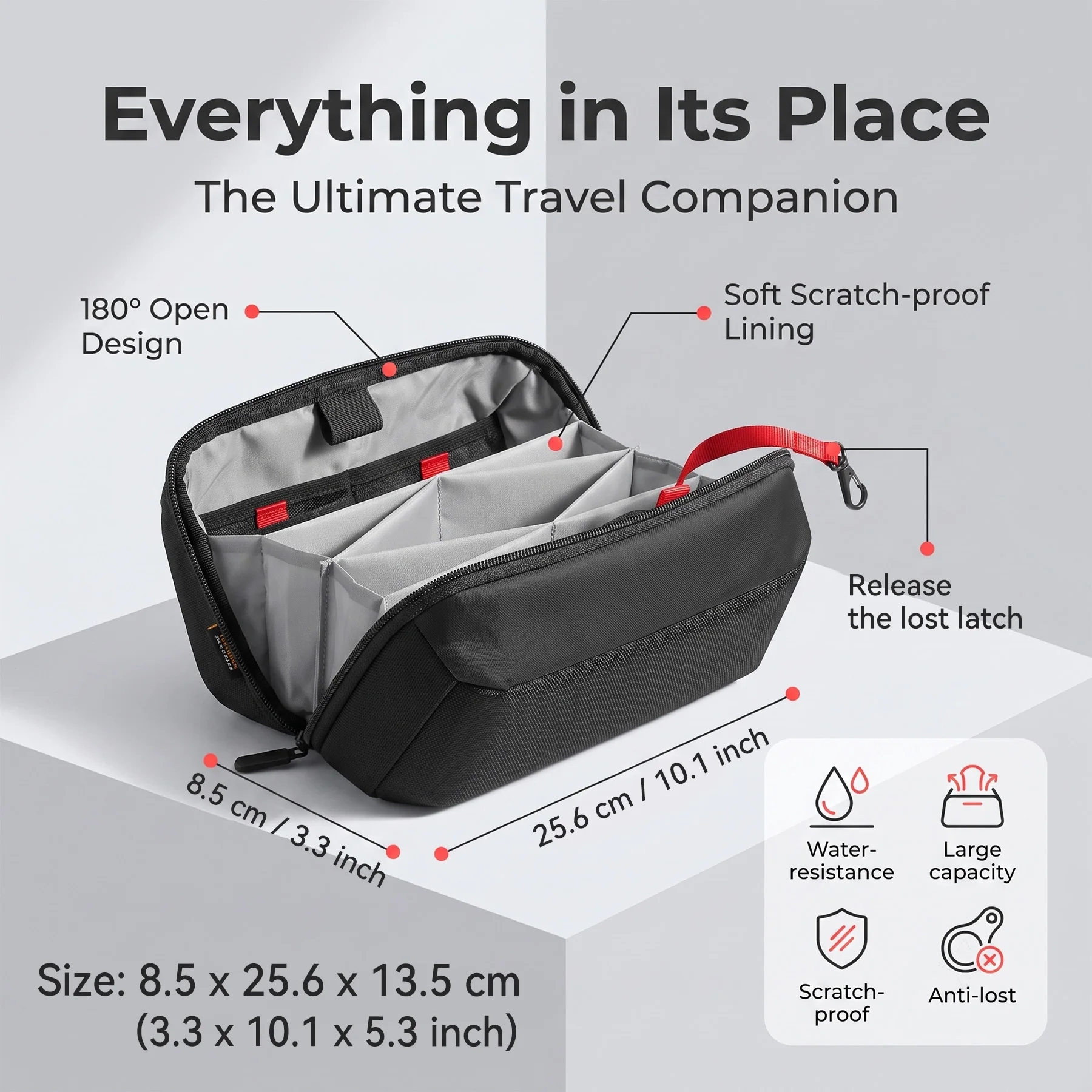 Travel Tech Organizer Pouch, W - Tech Accessories Travel Case 评论和价格