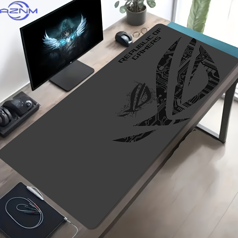 1pc Large Gaming Mouse Pad ROG - Tech Desktop Accessories 评论和价格