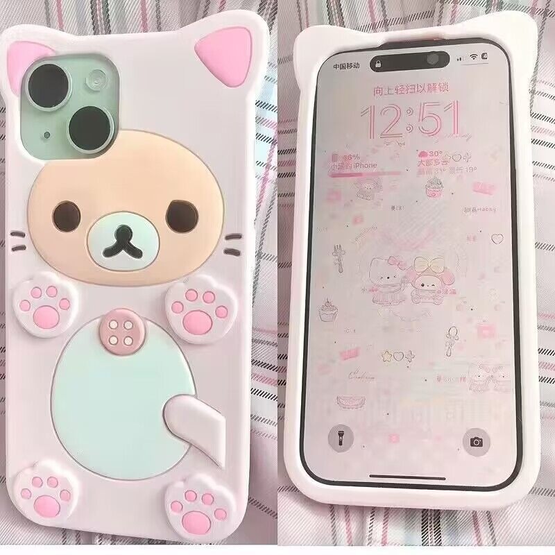 3D Cute Rilakkuma Soft Phone C - Tech Accessories Iphone 评论和价格