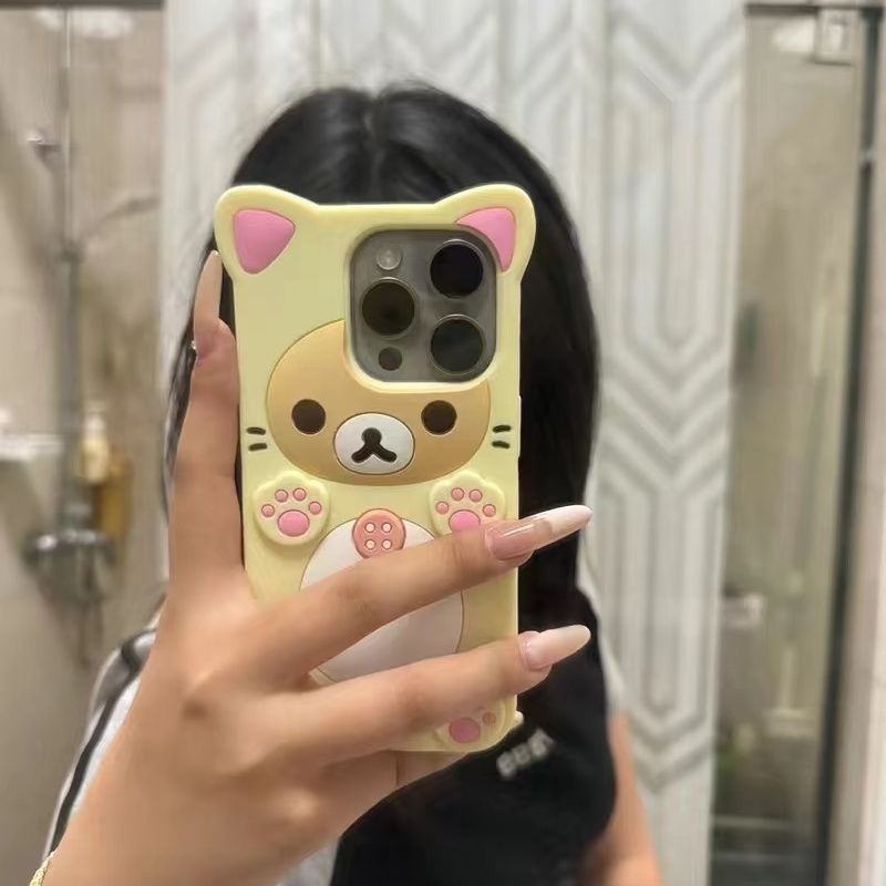 3D Cute Rilakkuma Soft Phone C - Tech Accessories Iphone 评论和价格