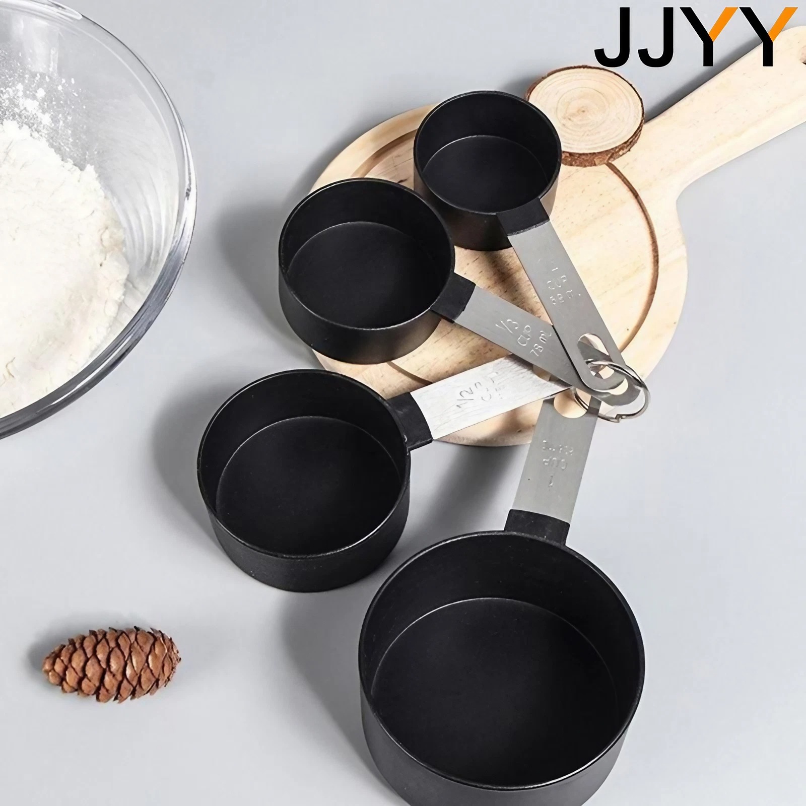 4PCS Measuring Cups Spoons Set - Hi Tech Kitchen Accessories 评论和价格