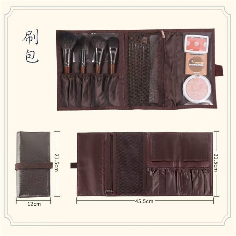 PU Leather Makeup Brush Roll B - Tech Accessories Travel Bag 评论和价格