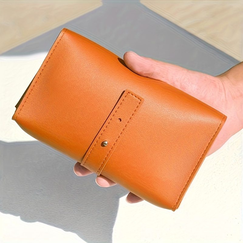 1pc PU Leather Multi-Compartme - Tech Accessories Travel Case 评论和价格