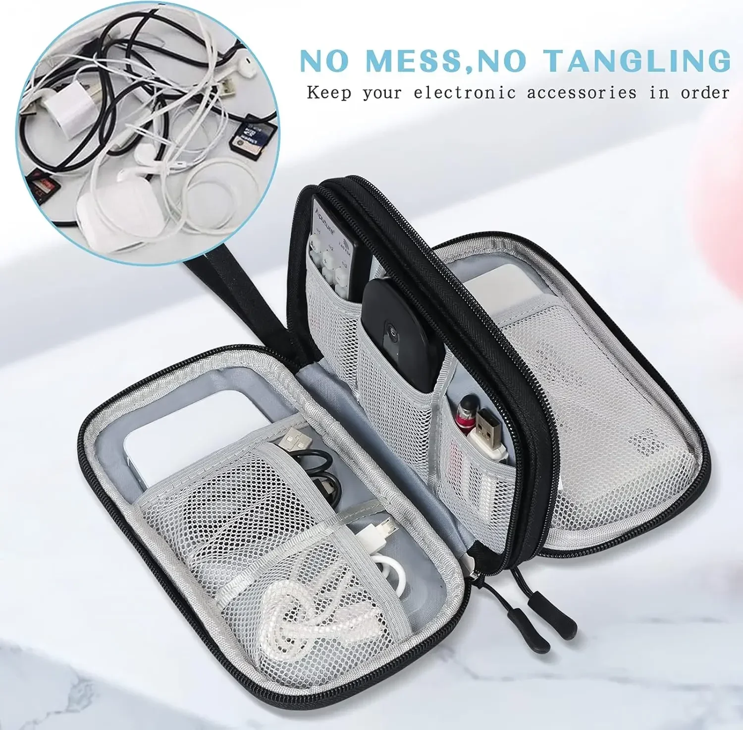 Travel Cable Bag Portable Digi - Tech Accessories Travel Bag 评论和价格