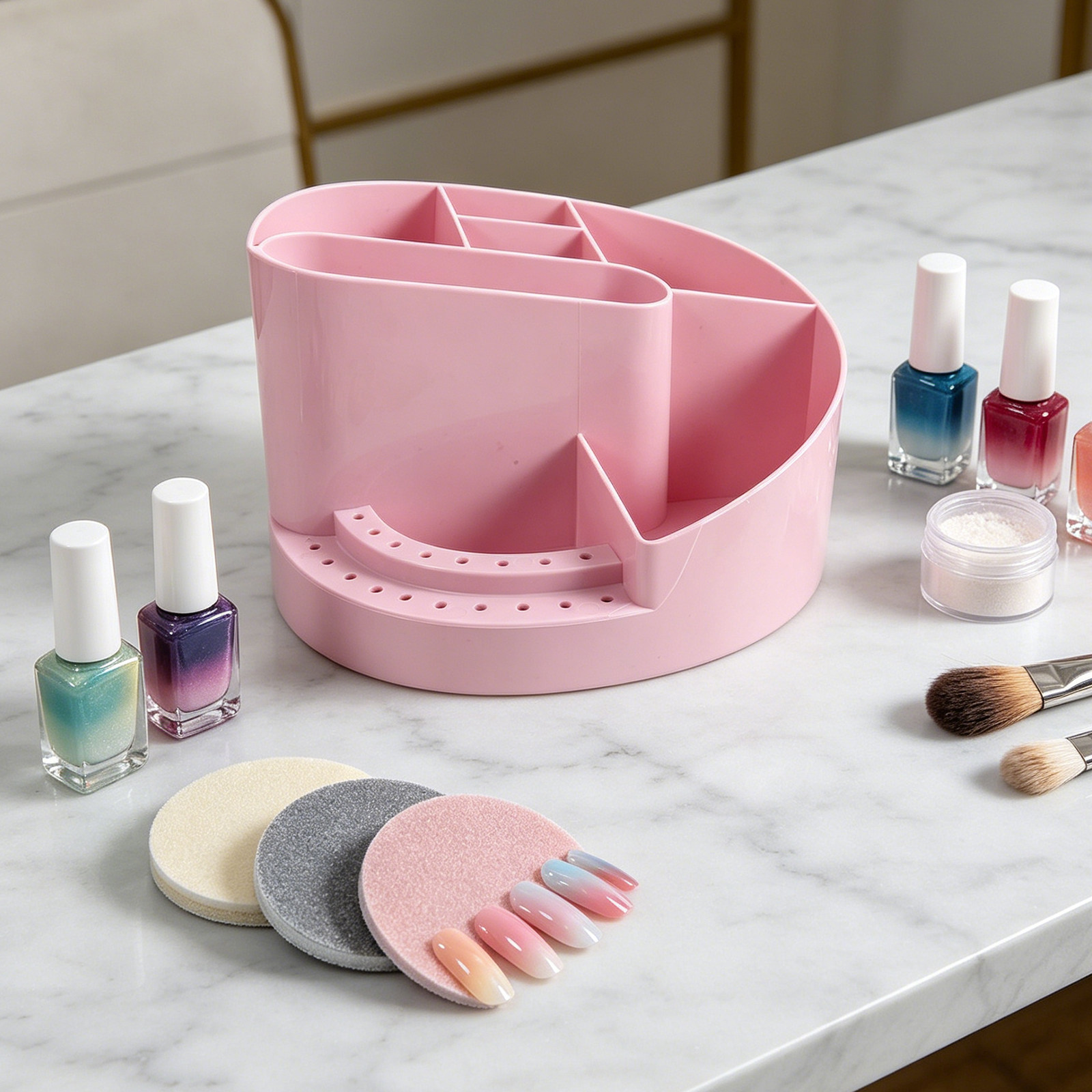 Nail Organizer Storage Box 7 C - Tech Accessories Case 评论和价格