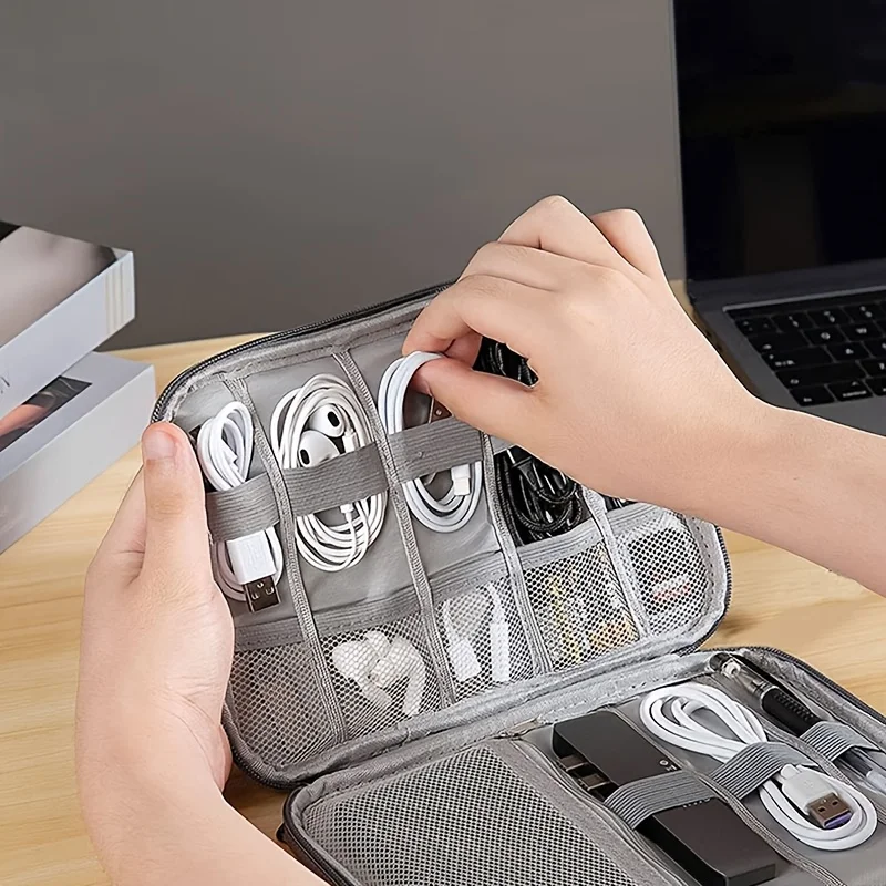 1 Pack Portable Electronic Acc - Tech Accessories Travel Case 评论和价格