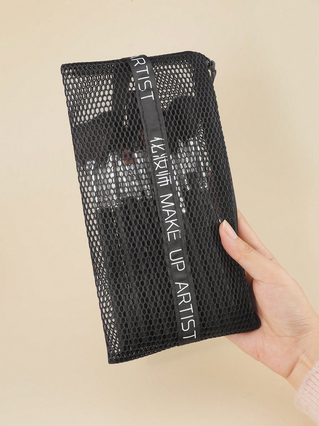1 Pcs Mesh Makeup Bag Zipper C - Tech Accessories Travel Bag 评论和价格