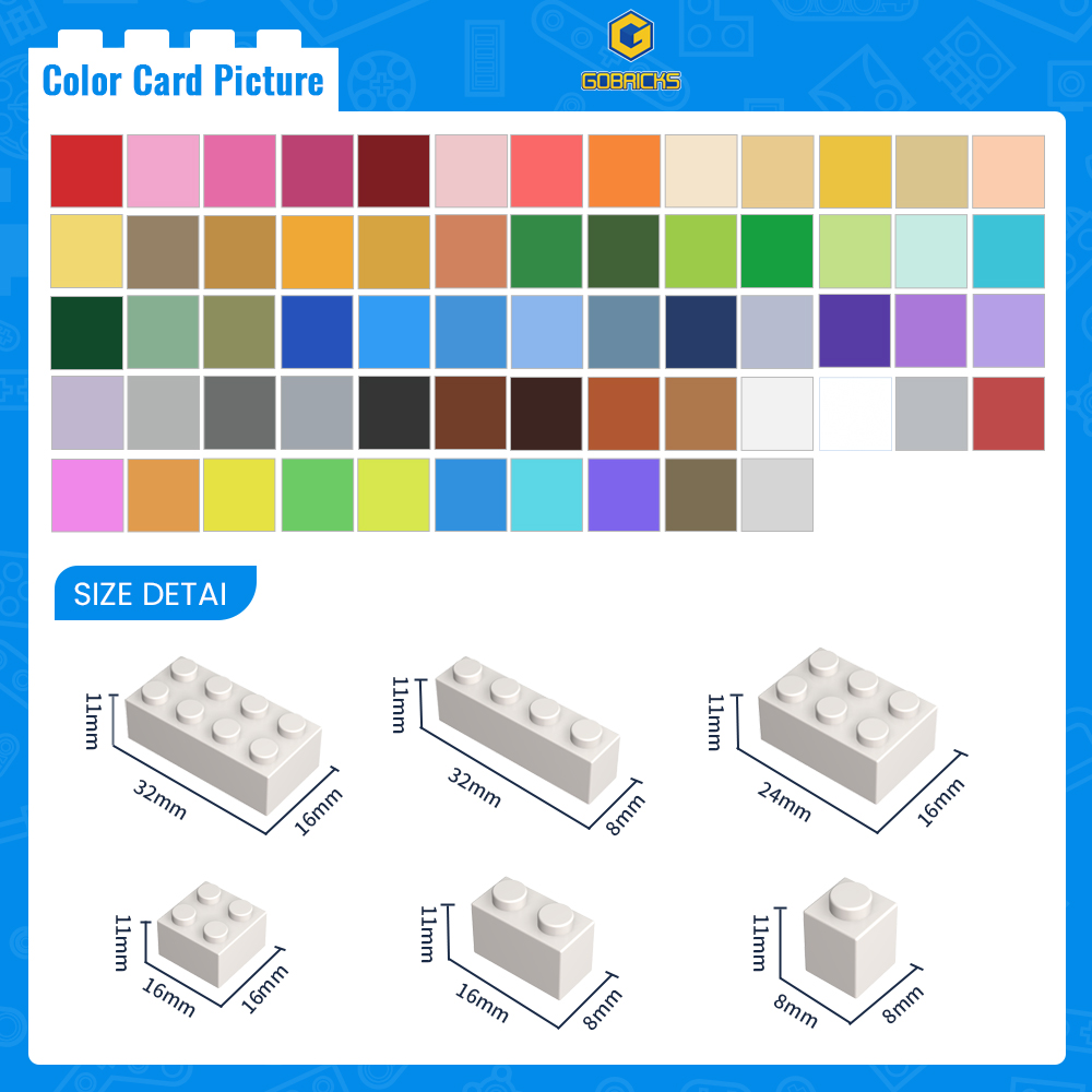 Gobricks 32905 10PCS MOC Brick - Tech Accessories Brands 评论和价格