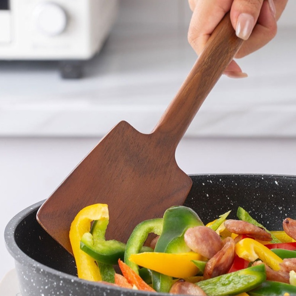 34cm Solid Wood Cooking Spatul - Hi Tech Kitchen Accessories 评论和价格