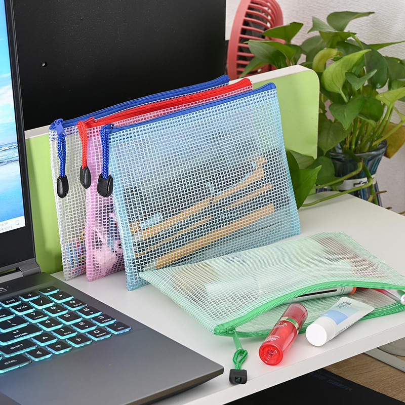 5/20PCS A4/A5 Mesh Zipper Pouc - Tech Accessories Travel Bag 评论和价格