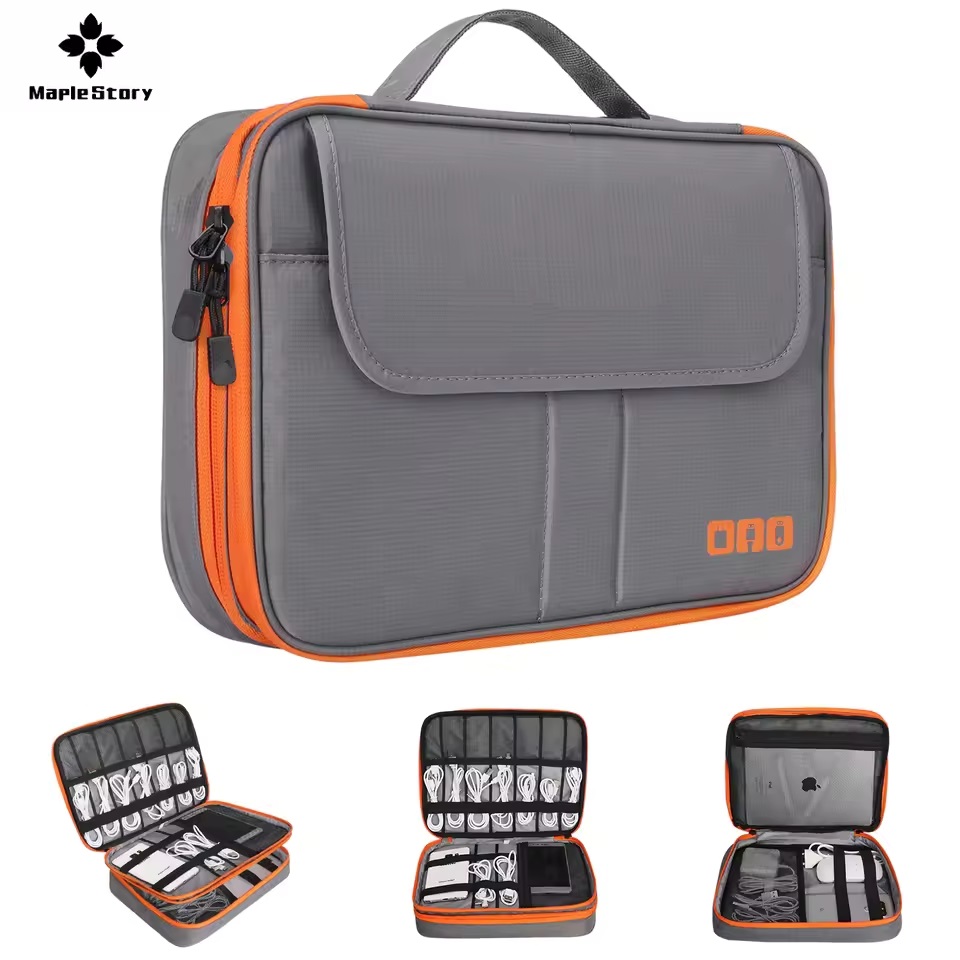 Travel Double Layer Digital St - Tech Accessories Organizer 评论和价格