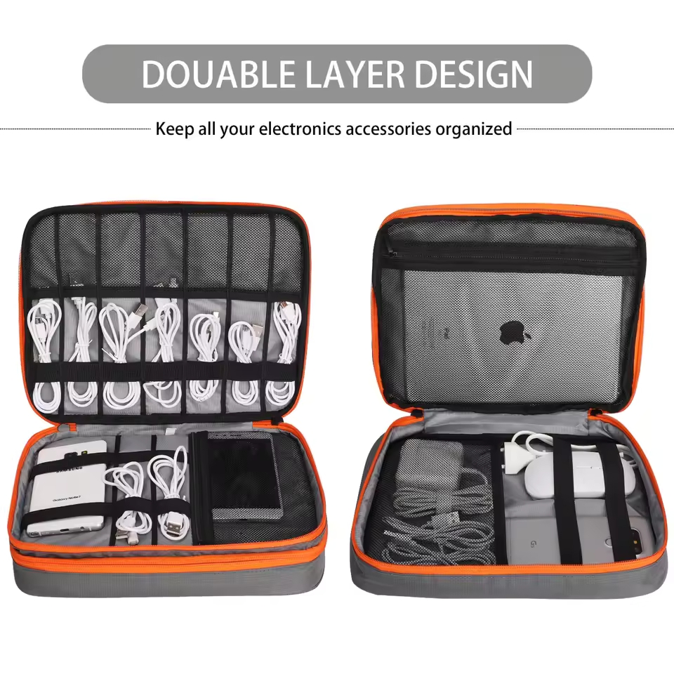 Travel Double Layer Digital St - Tech Accessories Organizer 评论和价格