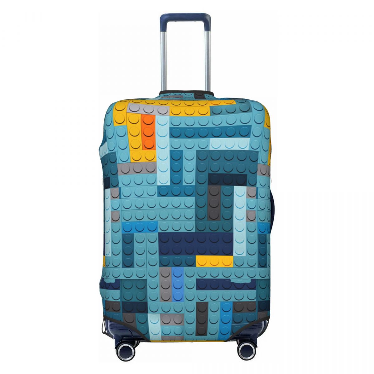 Blue Tech Pixel Building Block - Tech Accessories Travel Case 评论和价格