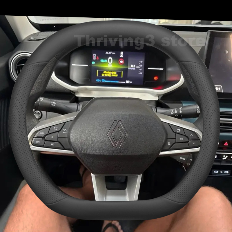 Leather Car Steering Wheel Cov - Tech Accessories Renault 评论和价格