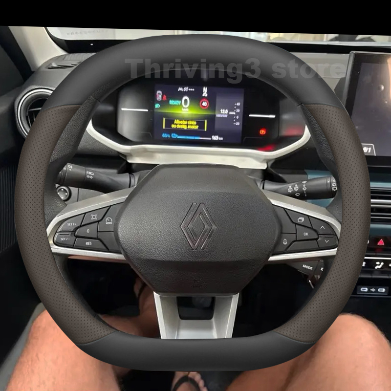 Leather Car Steering Wheel Cov - Tech Accessories Renault 评论和价格