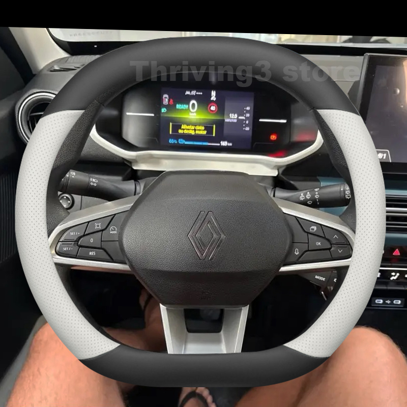 Leather Car Steering Wheel Cov - Tech Accessories Renault 评论和价格