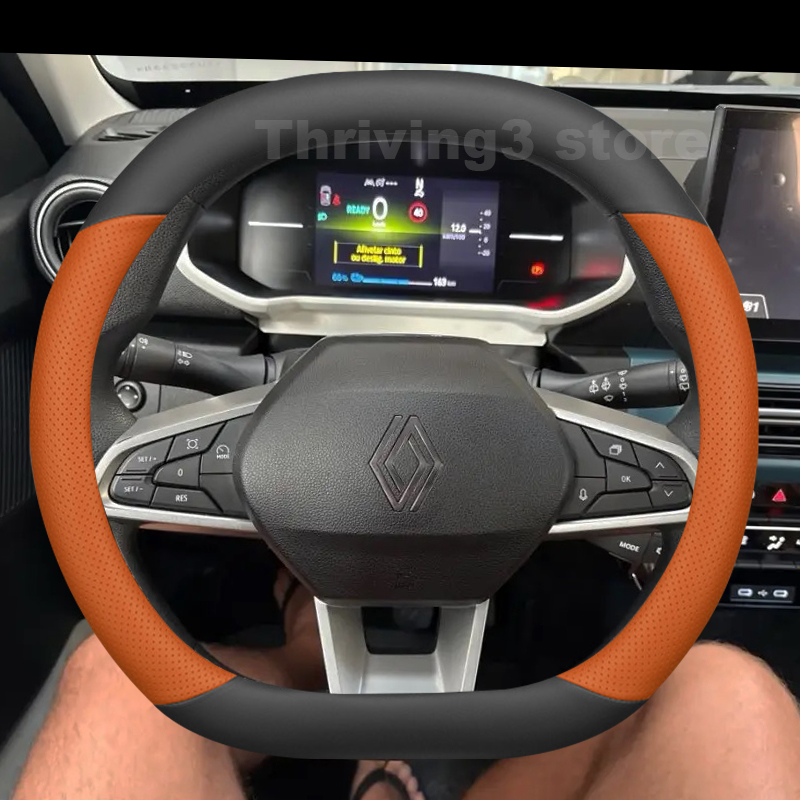 Leather Car Steering Wheel Cov - Tech Accessories Renault 评论和价格
