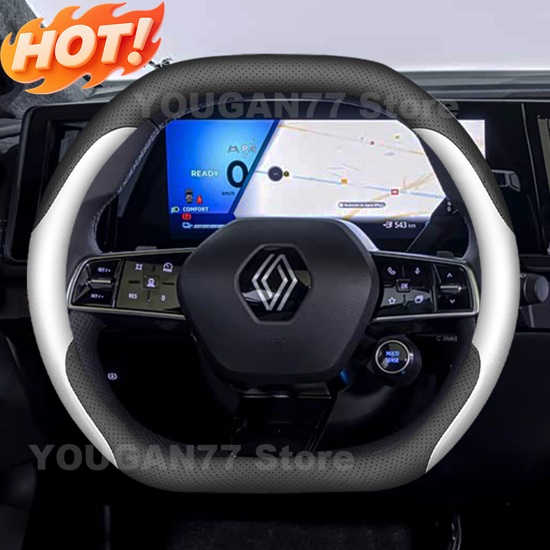 Leather Car Steering Wheel Cov - Tech Accessories Renault 评论和价格