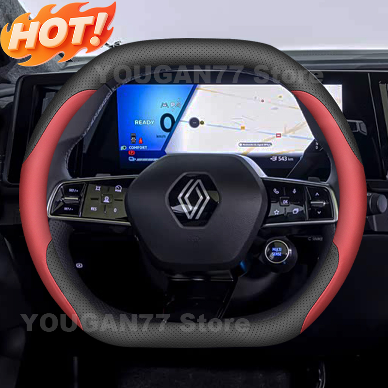 Leather Car Steering Wheel Cov - Tech Accessories Renault 评论和价格