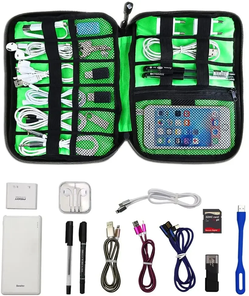 Cable Organizer Storage Bags S - Tech Accessories Travel Bag 评论和价格